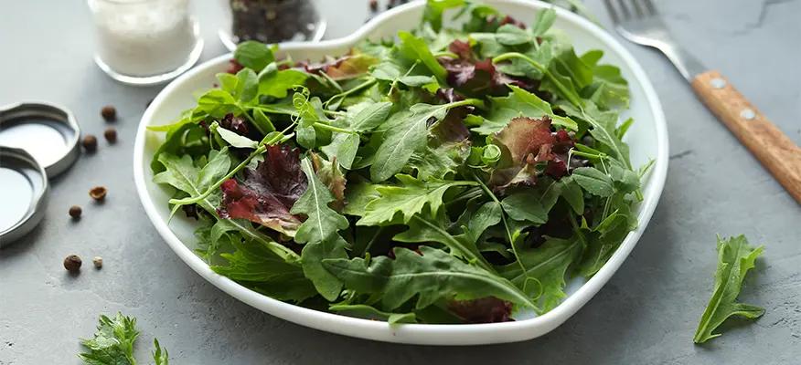 The benefits of Green Leafy Veggies for heart health