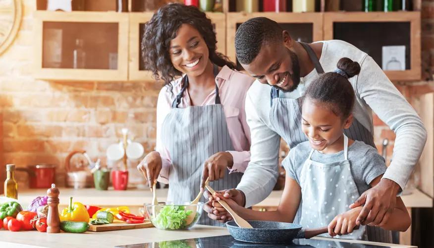 A family that cooks together stays together